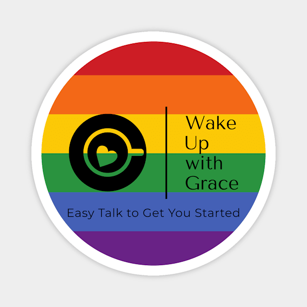 WUWG Black Logo_RB Flag Magnet by Grace's Grove Audio